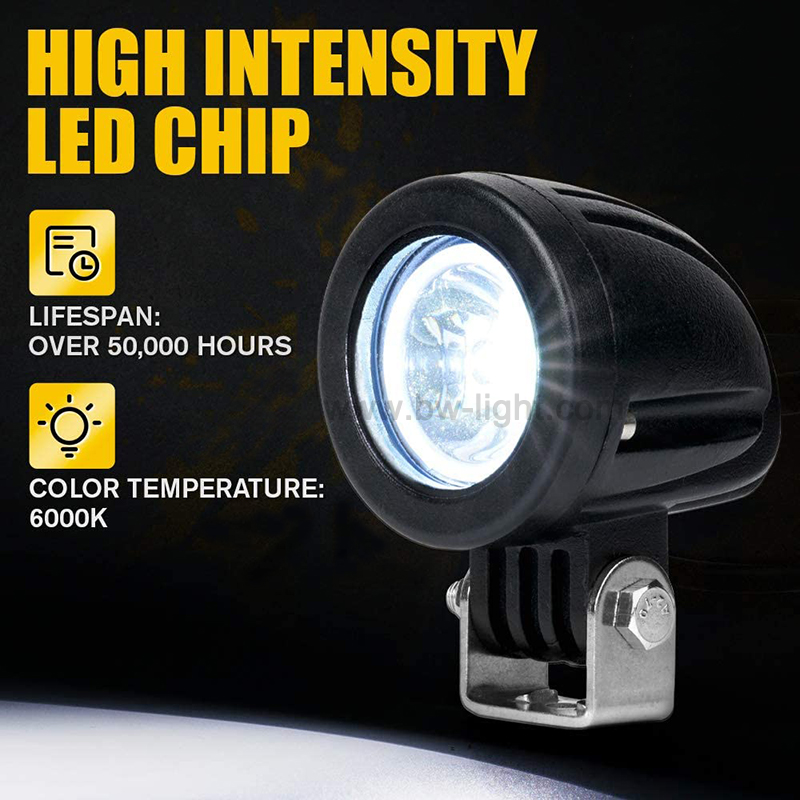 Round High Output COB Chip LED Work Lights
