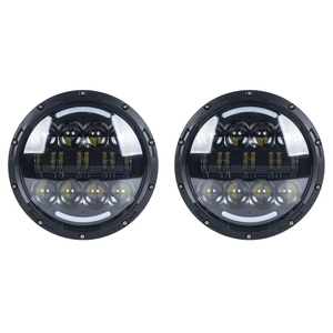 7" LED Headlight for Jeep Wrangler DRL High Low Beam Work Lights