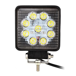 27 Watt Square Waterproof LED Work Light for Truck