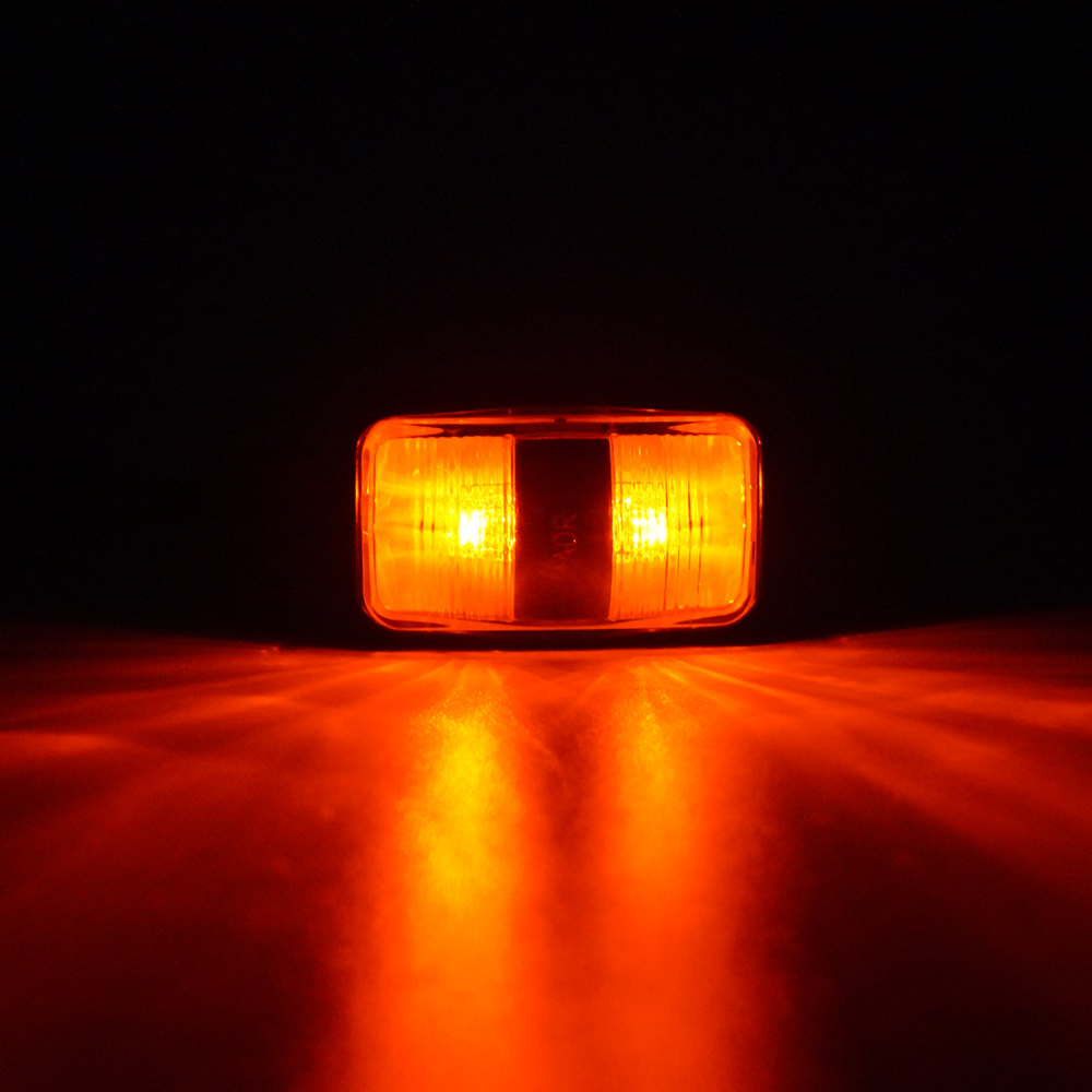2.5” Inch Red Waterproof Led Side Marker Lights 