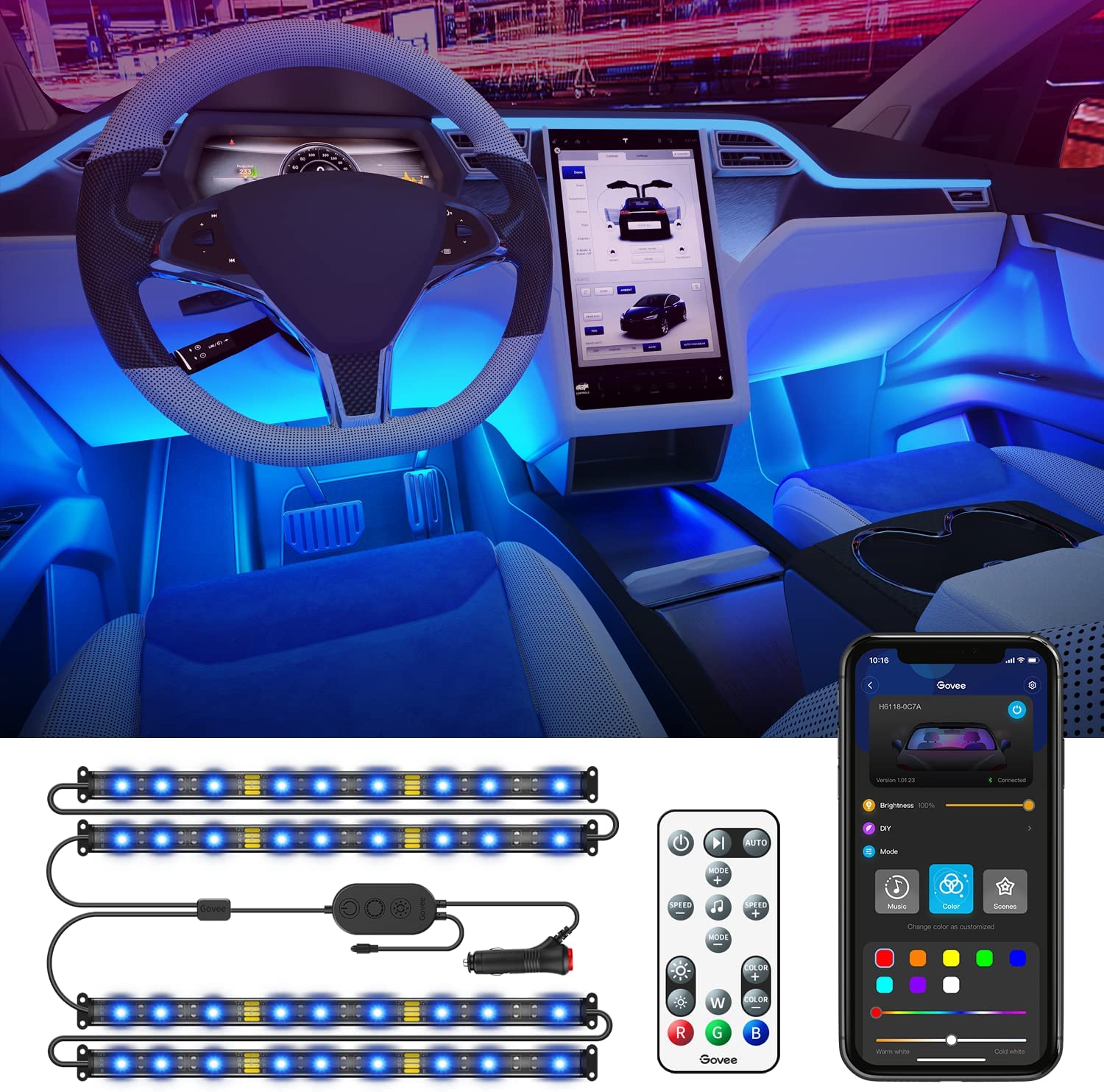 Automotive Smart Interior Car Lights