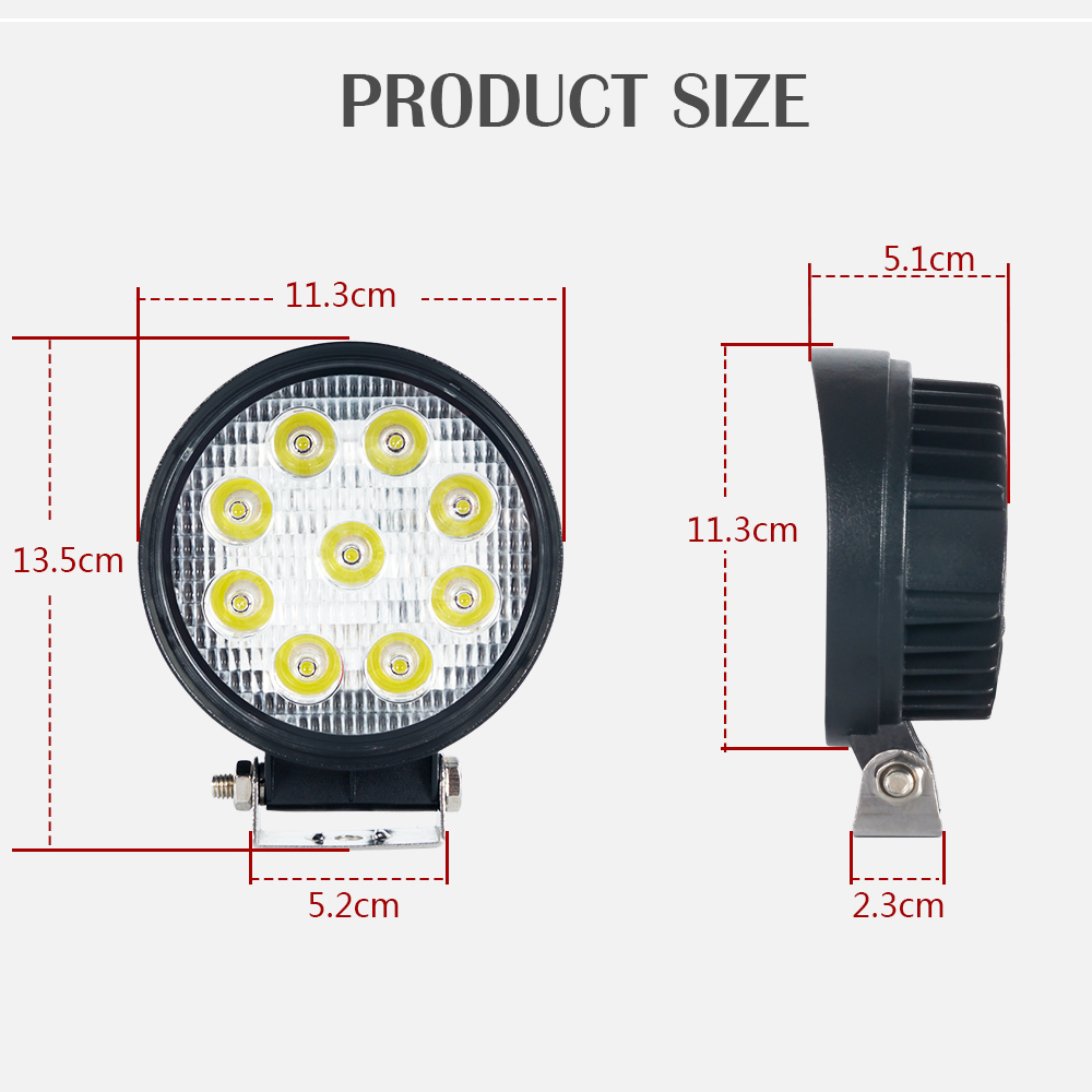 4.5”inch round pencil beam led driving light
